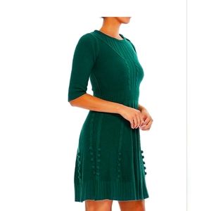 MAK Green Sweater Dress